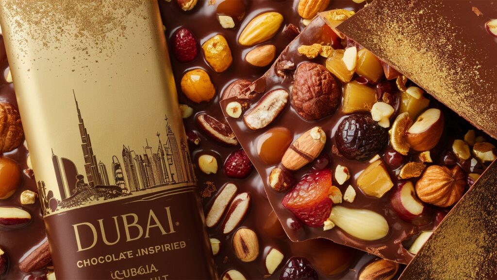 What is the Dubai chocolate bar made of?