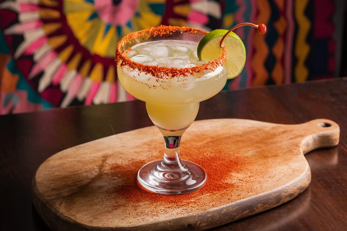 What is a spicy margarita made of?