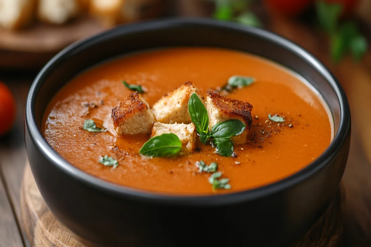 smoky chicken tomato bisque recipe