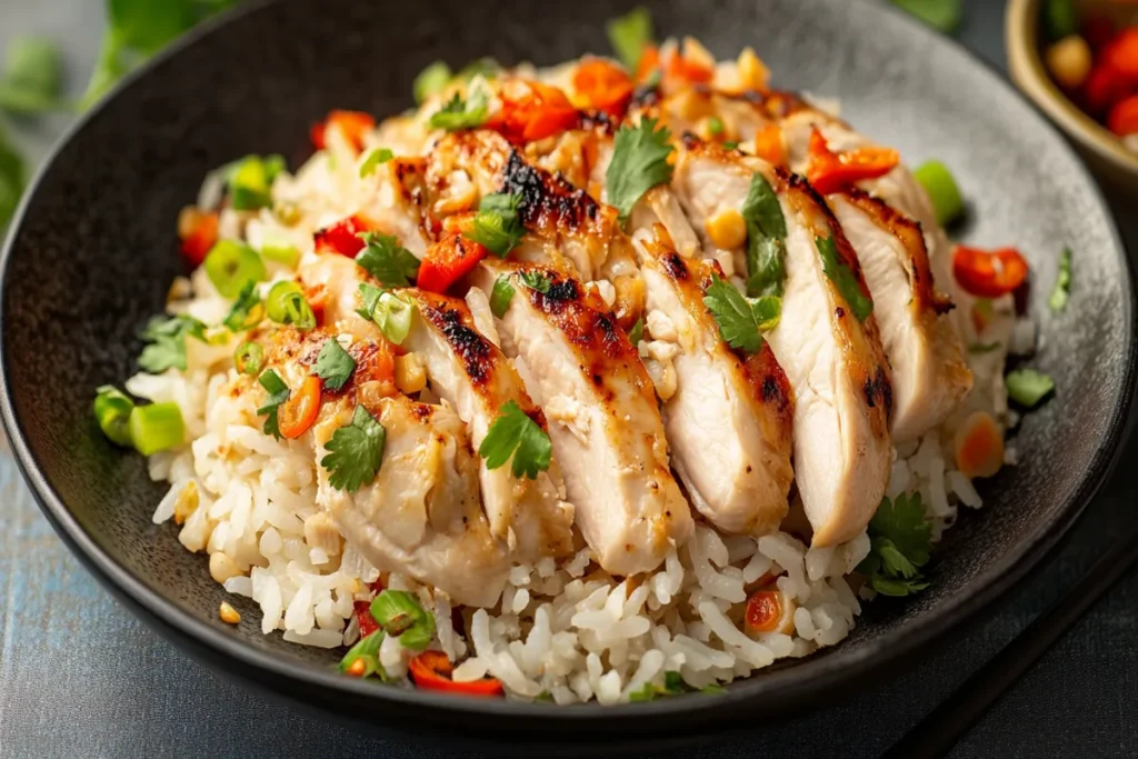 How many carbs are in chicken long rice